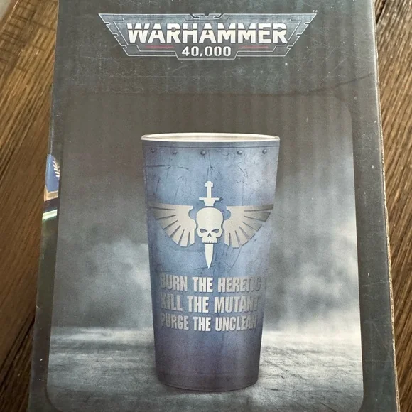 ABYstyle Warhammer 40,000 Blue Glass